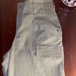 Olive green cargo pants